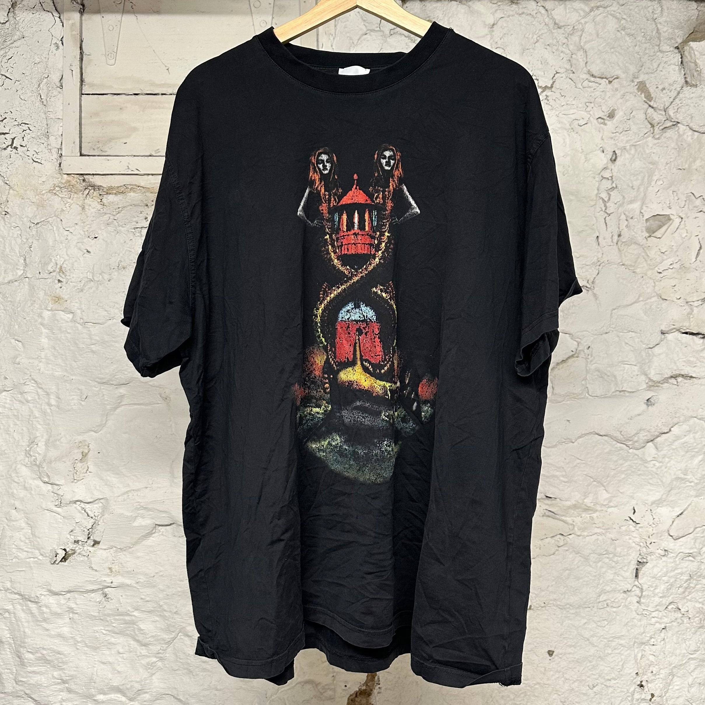 Burberry Mermaids Black T-Shirt Sz XXL