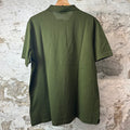 Prada Pique Forest Green Polo Shirt Sz XL