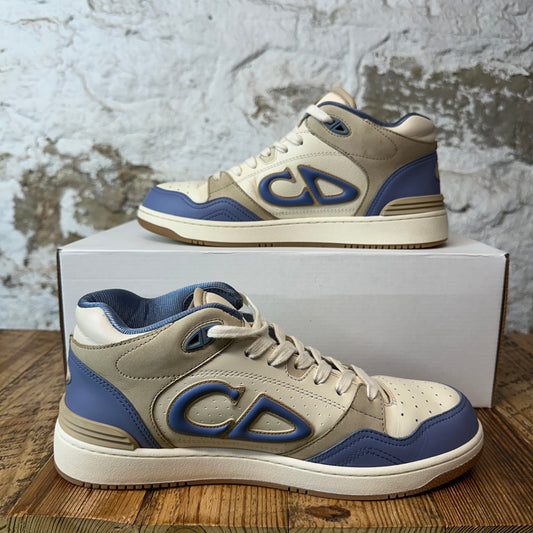 Dior B57 Mid Blue Beige White Sneaker Sz 7 (40)
