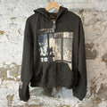 Birth Of Royal Child Flashlight Brown Zip Up Hoodie Sz S