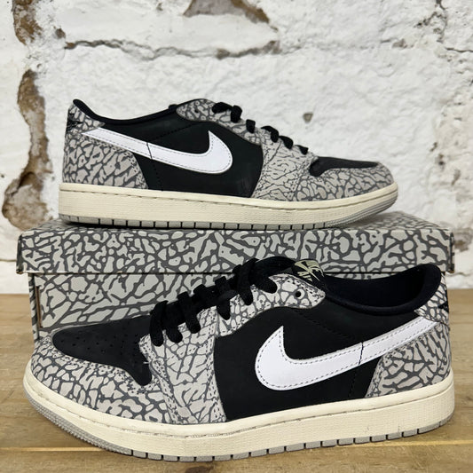 Air Jordan 1 Low Black Cement Sz 7.5