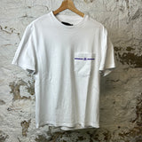 Amiri Purple Stripe White T-shirt Sz S