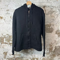 Louis Vuitton Damier Embossed Hoodie Black Sz XL