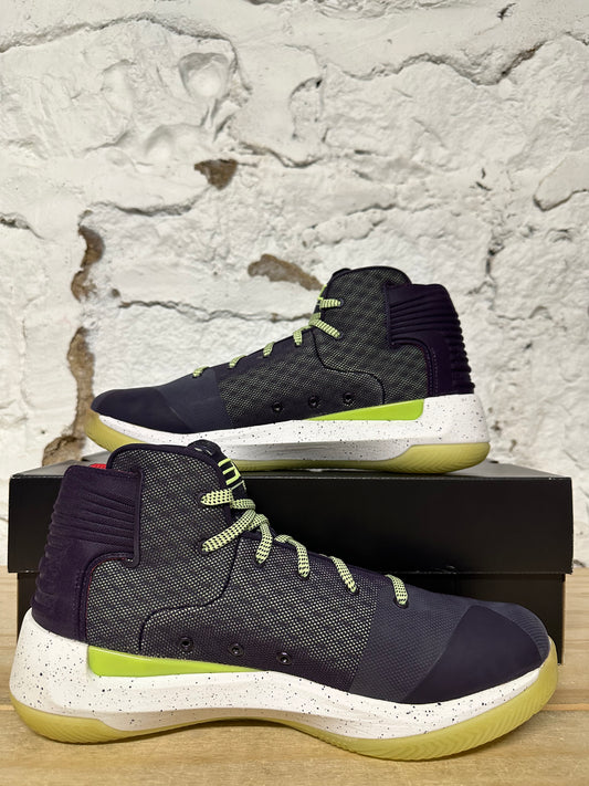 Under Armour Curry 3Zer0 Imperial Purple Sz 10 DS
