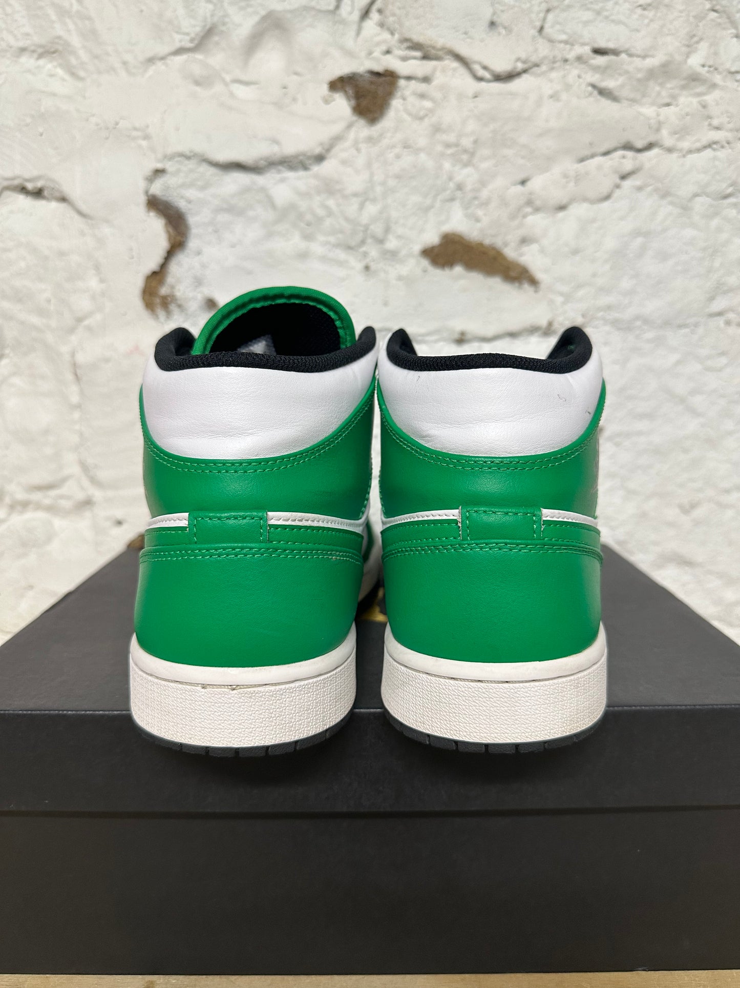 Air Jordan 1 Mid Lucky Green Sz 12