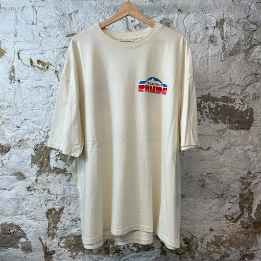 Rhude Paradiso Hills T-shirt Cream Sz XXL