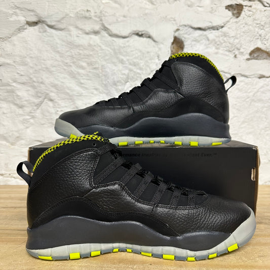 Air Jordan 10 Venom Green Sz 10 DS