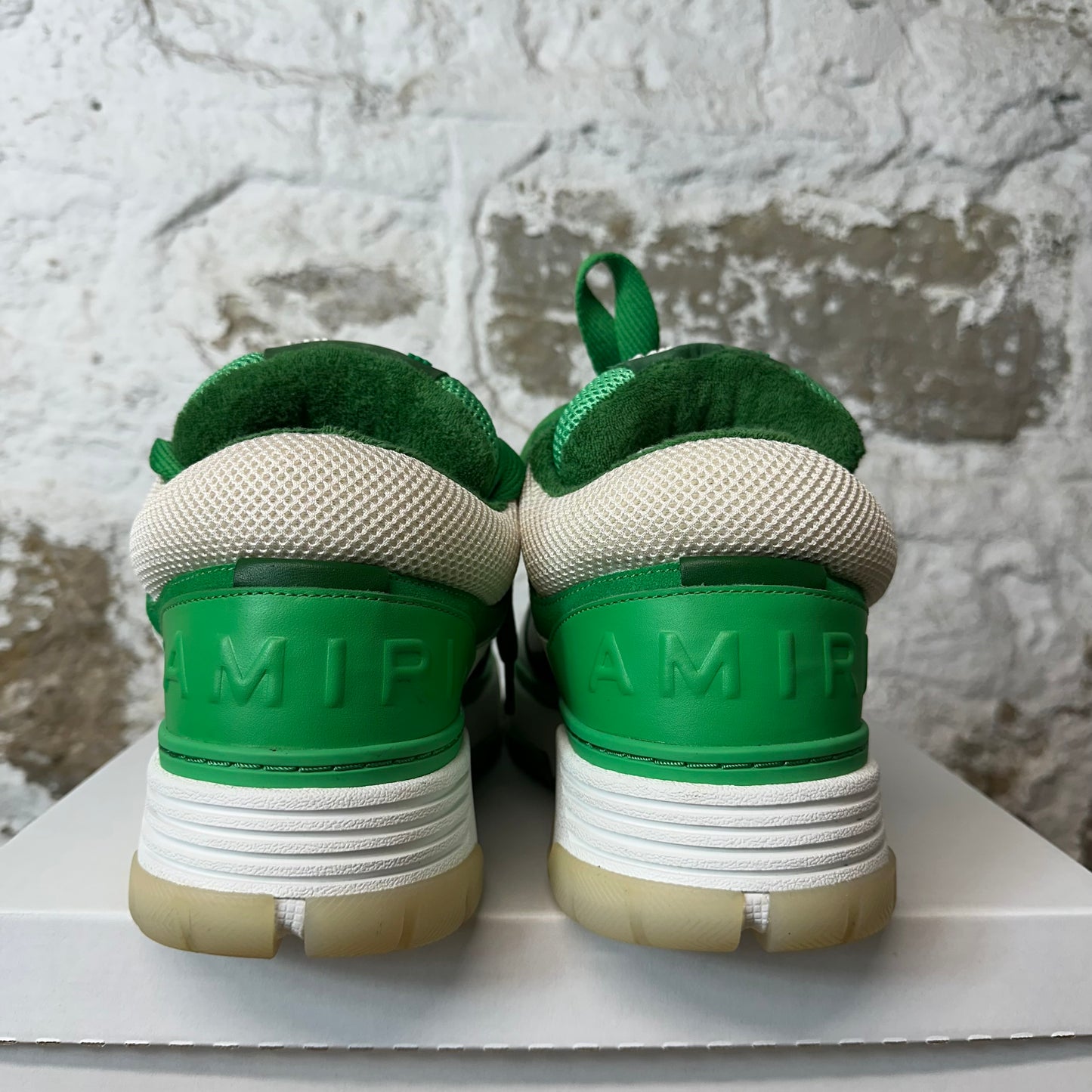 Amiri MA-1 Green White Cream Sneaker Sz 13 (46)
