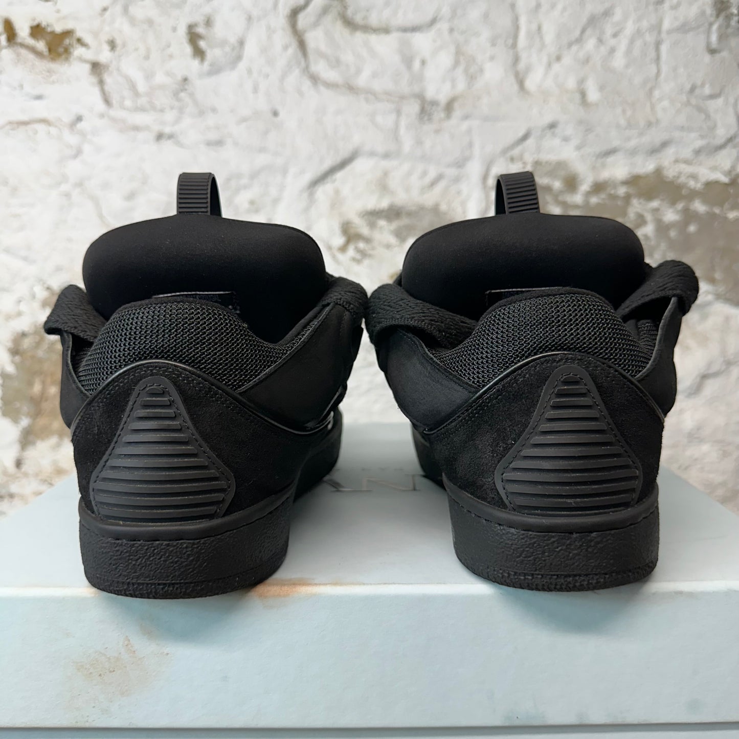 Lanvin Curb Triple Black Sneaker Sz 7 (40)