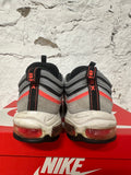 Nike Air Max 97 Wolf Grey Radiant Red Sz 9