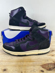 Nike SB Dunk High Grand Purple Black Sz 9.5