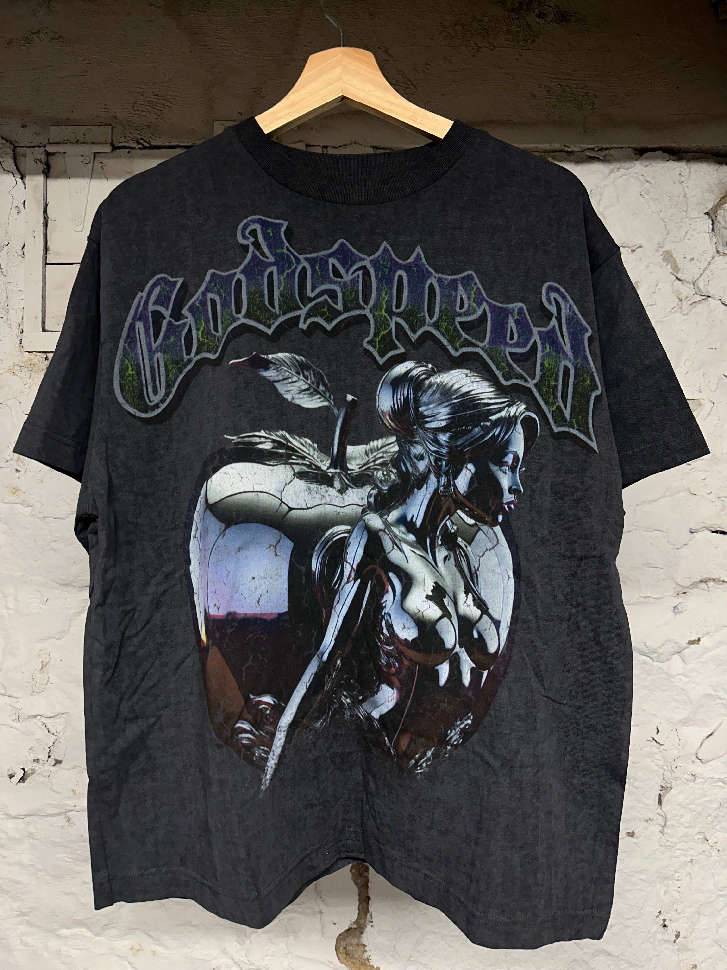 Godspeed Apple Grey T-Shirt Sz XS