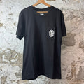 Chrome Hearts Dagger Spellout Black T-Shirt Sz L