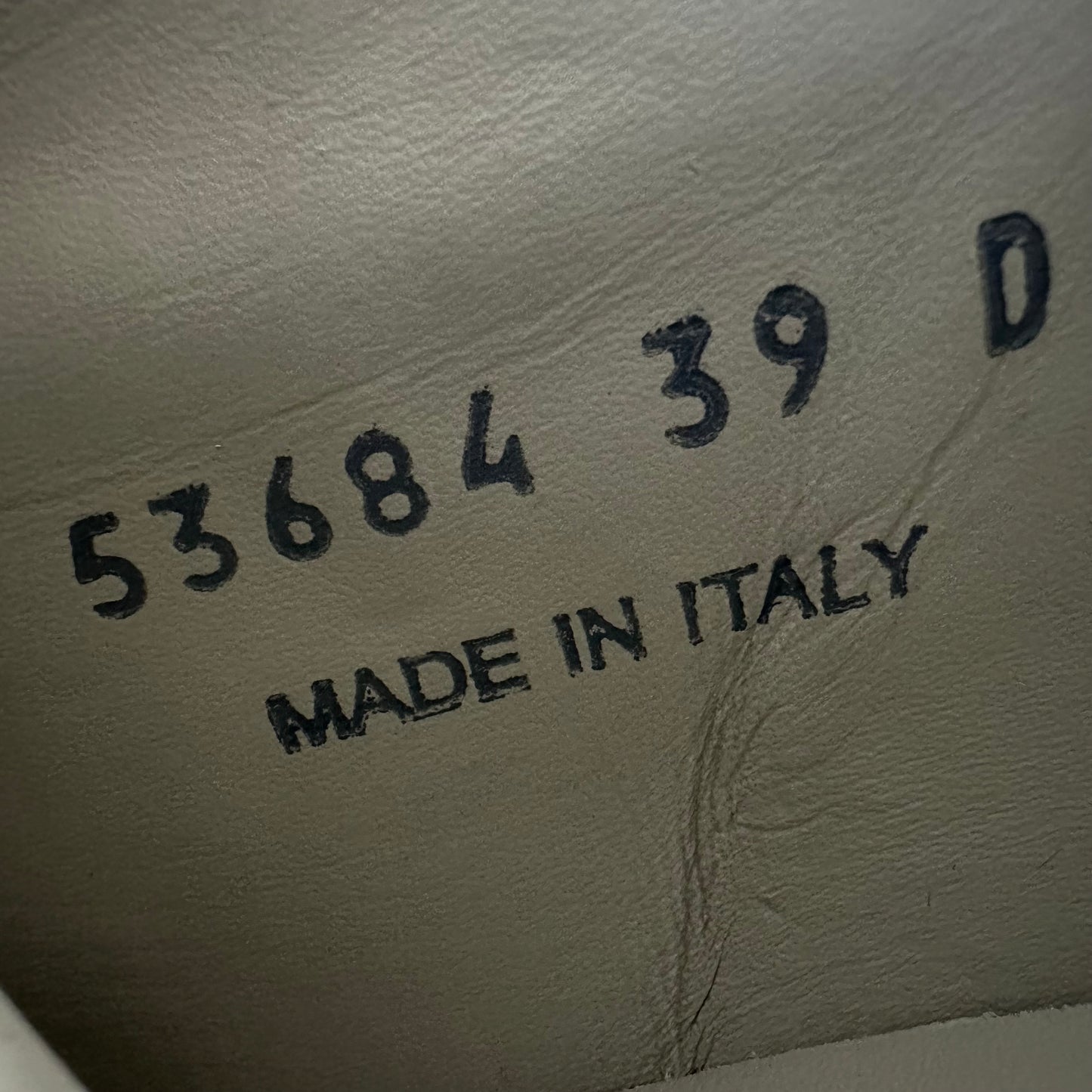 Rick Owens Leather Pearl Milk Sneaker DS