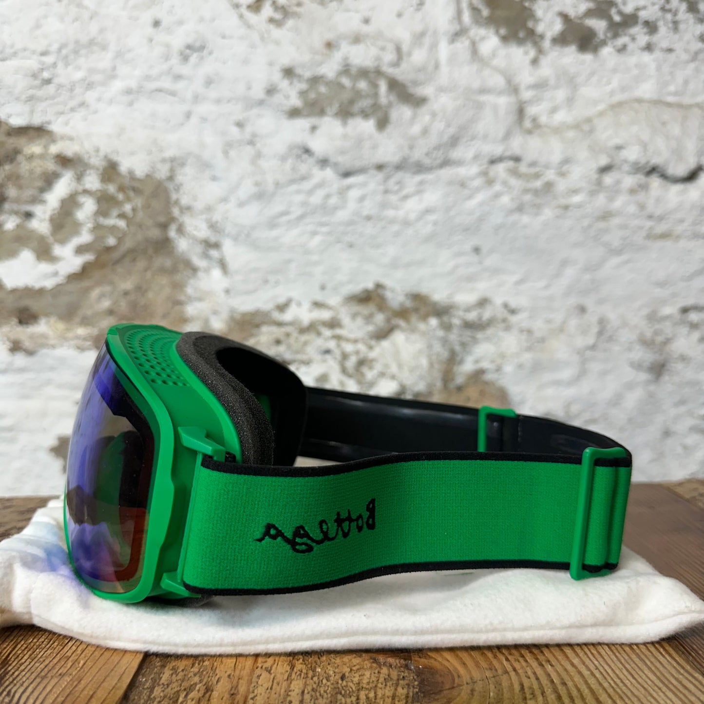 Bottega Veneta Green Ski Mask Goggles