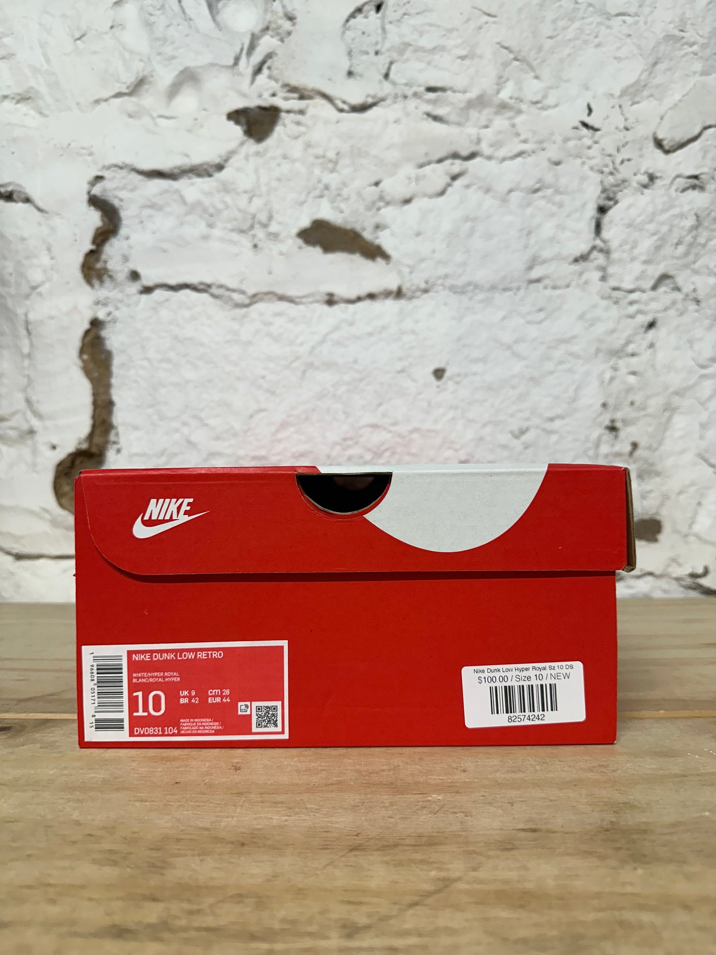 Nike Dunk Low Hyper Royal Sz 10 DS