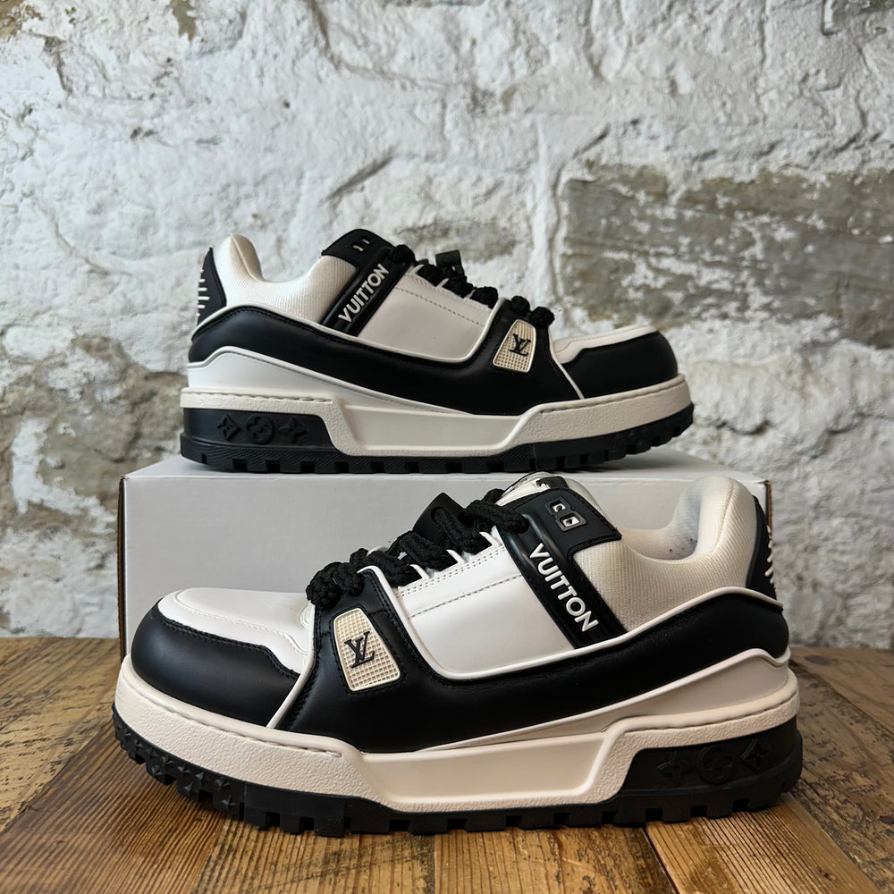 Louis Vuitton Black White Maxi Trainer Sneaker Sz 10 (8.5LV)