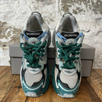 Balenciaga Runner White Green Blue Sz 10 (43)