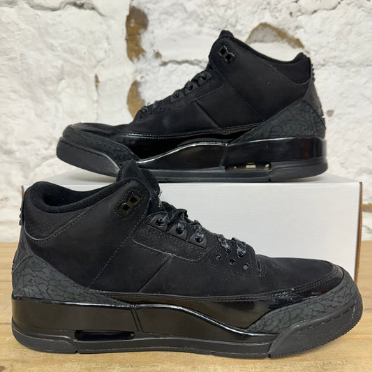 Air Jordan 3 Black Cat Sz 10.5