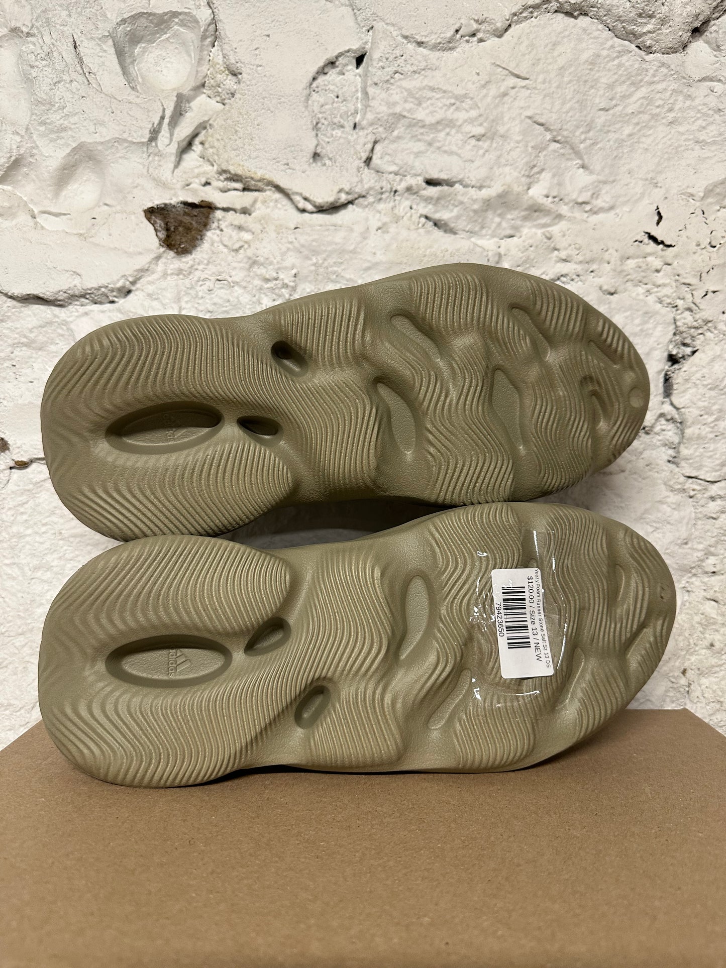 Yeezy Foam Runner Stone Salt Sz 13 DS