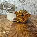 Versace Medusa White Leather Belt Sz (105/42)