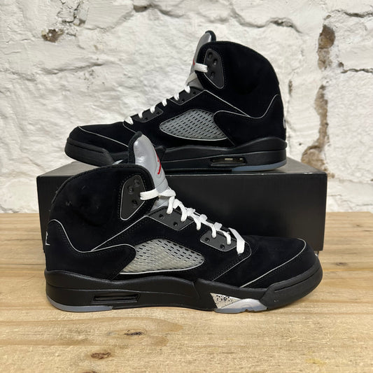 Air Jordan 5 Black Metallic Sz 11.5