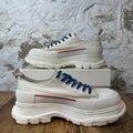 Alexander Mcqueen Blue Spell White Tread Boot Low Sz 10 (43)