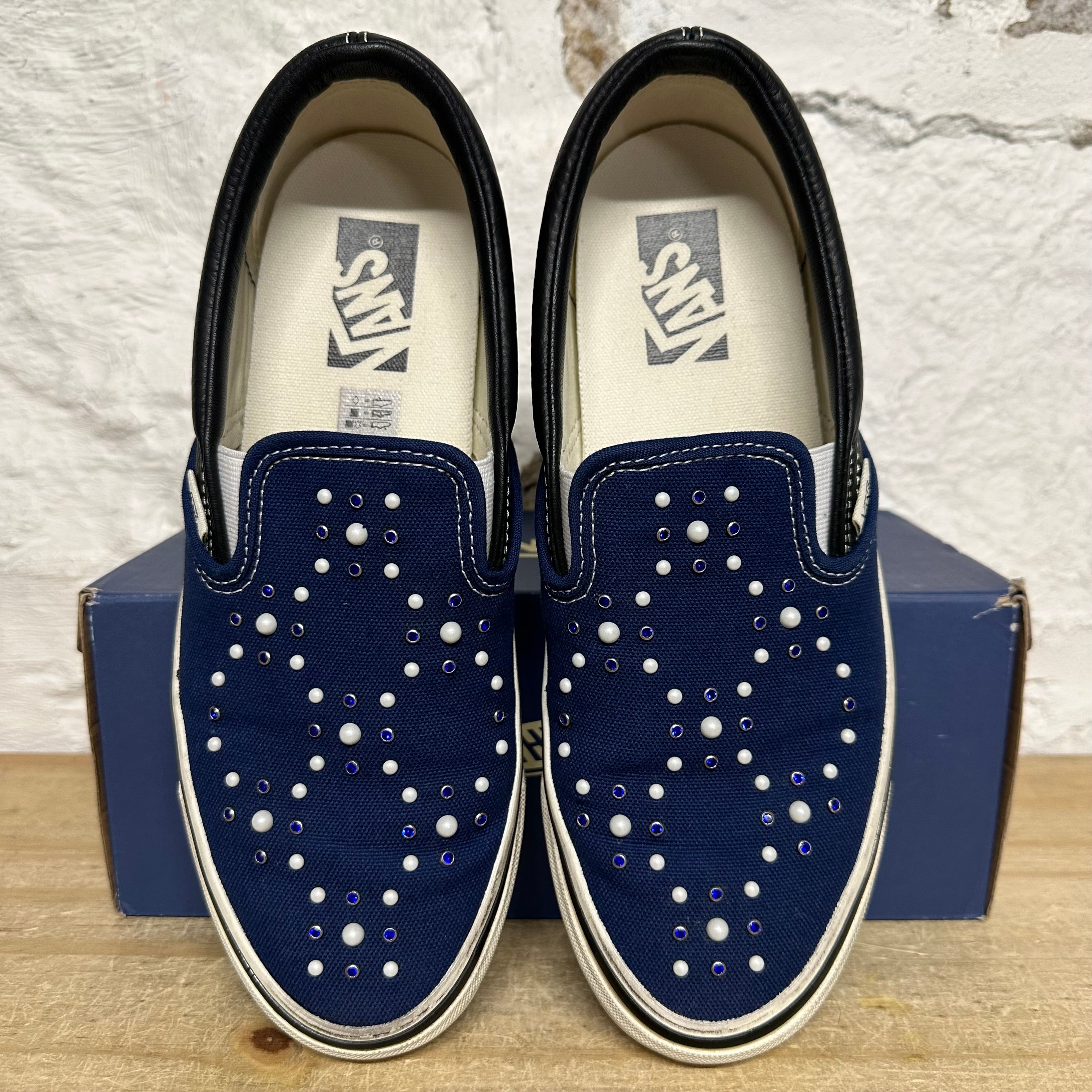 Vans LX Classic Slip On 98 Pearlized Indigo Sz 8.5 – The Gallery