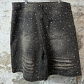Vale Rainstorm Jean Shorts Black Sz 36