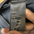 Amiri MX1 Camo Patch Black Denim Jeans Sz 29