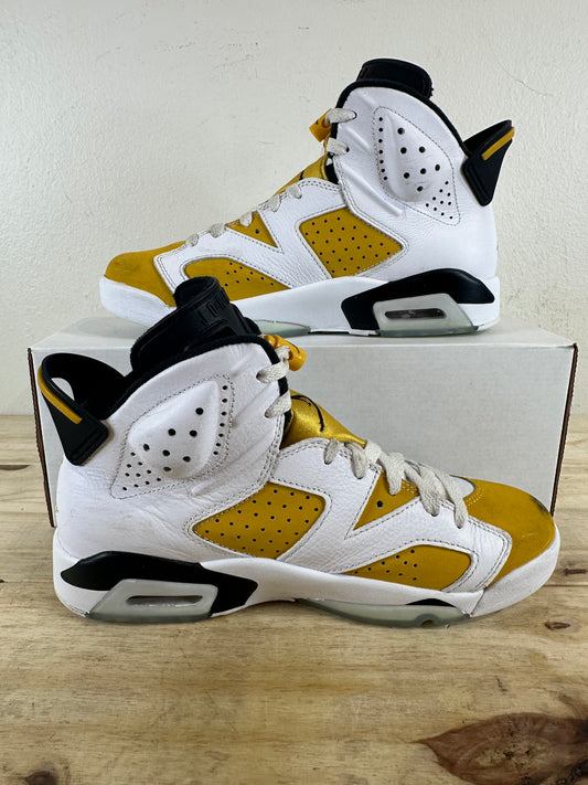 Air Jordan 6 Yellow Ochre Sz 8