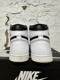 Air Jordan 1 Black White Sz 8.5