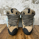 Lanvin Curb Black Brown Lace Brown Sneaker Sz 10 (43)