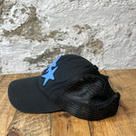 Amiri Blue Star Black Hat