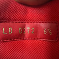 Louis Vuitton Red Letter White Trainer Sneaker Sz 8 (6.5LV)