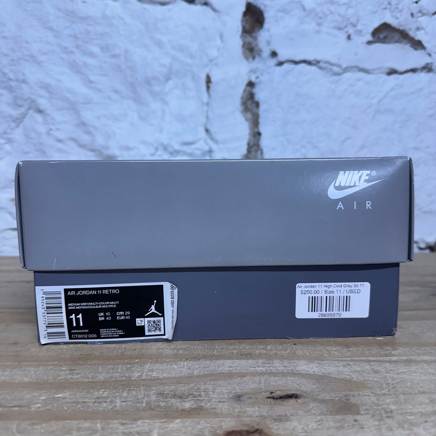 Air Jordan 11 High Cool Grey Sz 11