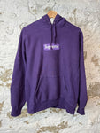 Supreme Purple Box Logo Hoodie Sz M