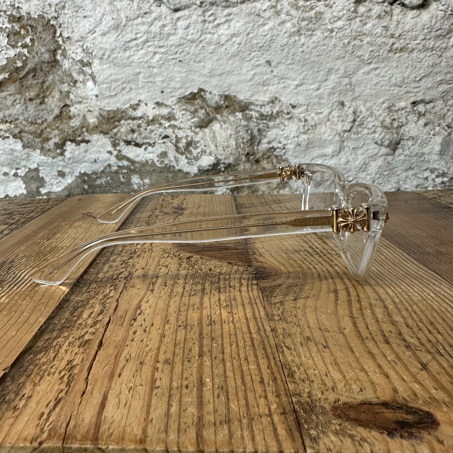 Chrome Hearts Vagilante Clear Glasses