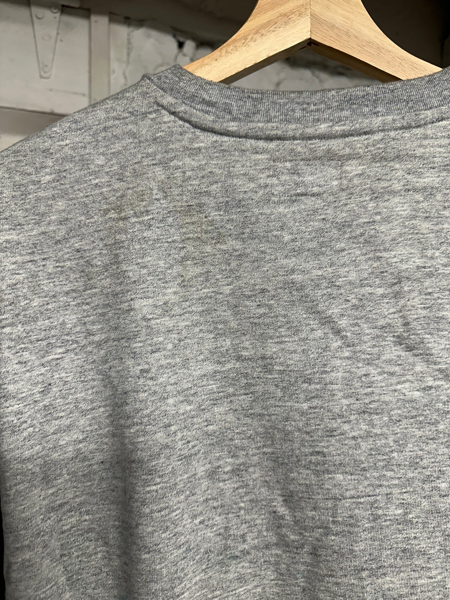 Supreme Grey Pocket Logo T-Shirt Sz L