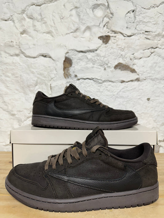 Air Jordan 1 Low Travis Scott Velvet Brown Sz 12