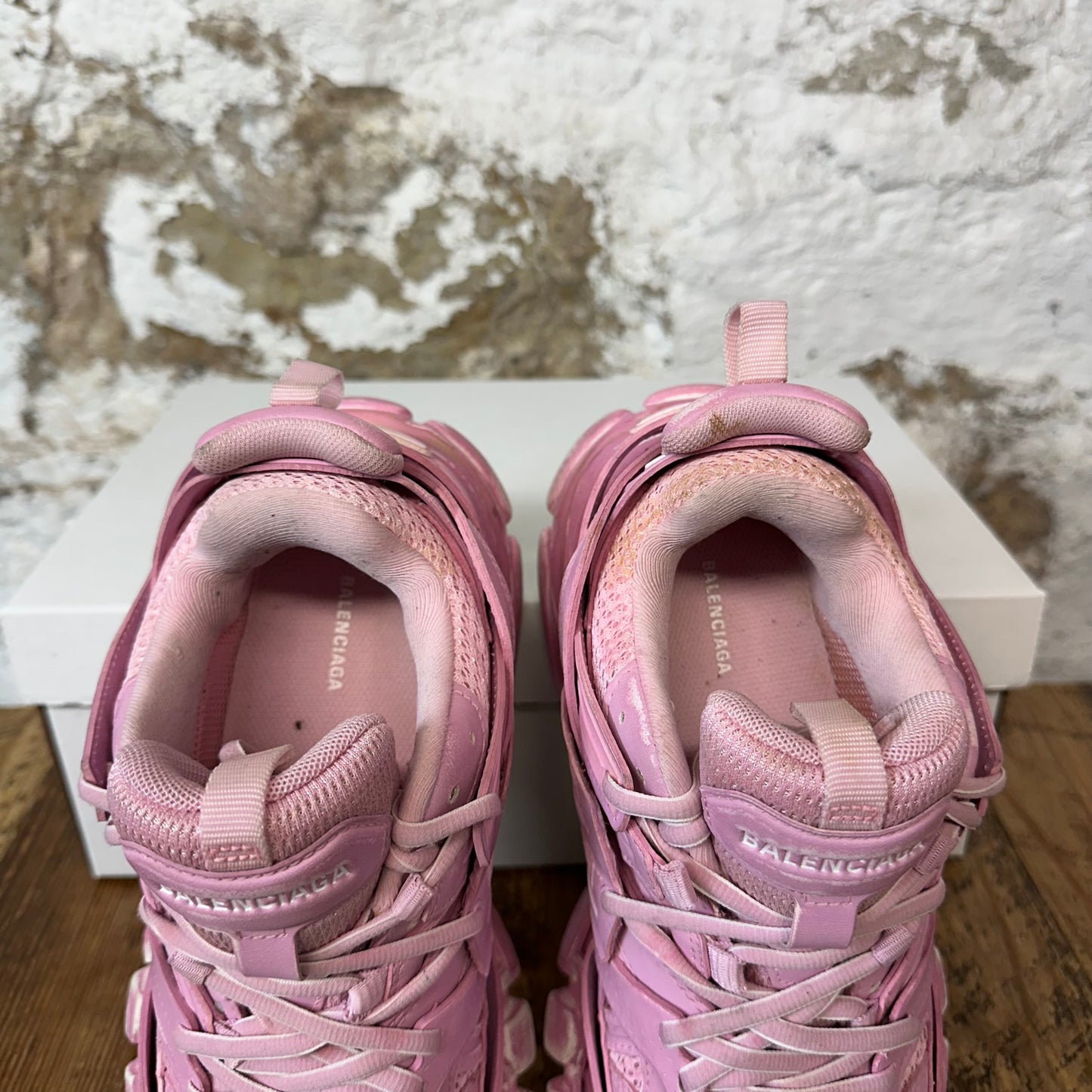 Balenciaga Track Runner Pink White Sz 4.5 (36) No Box
