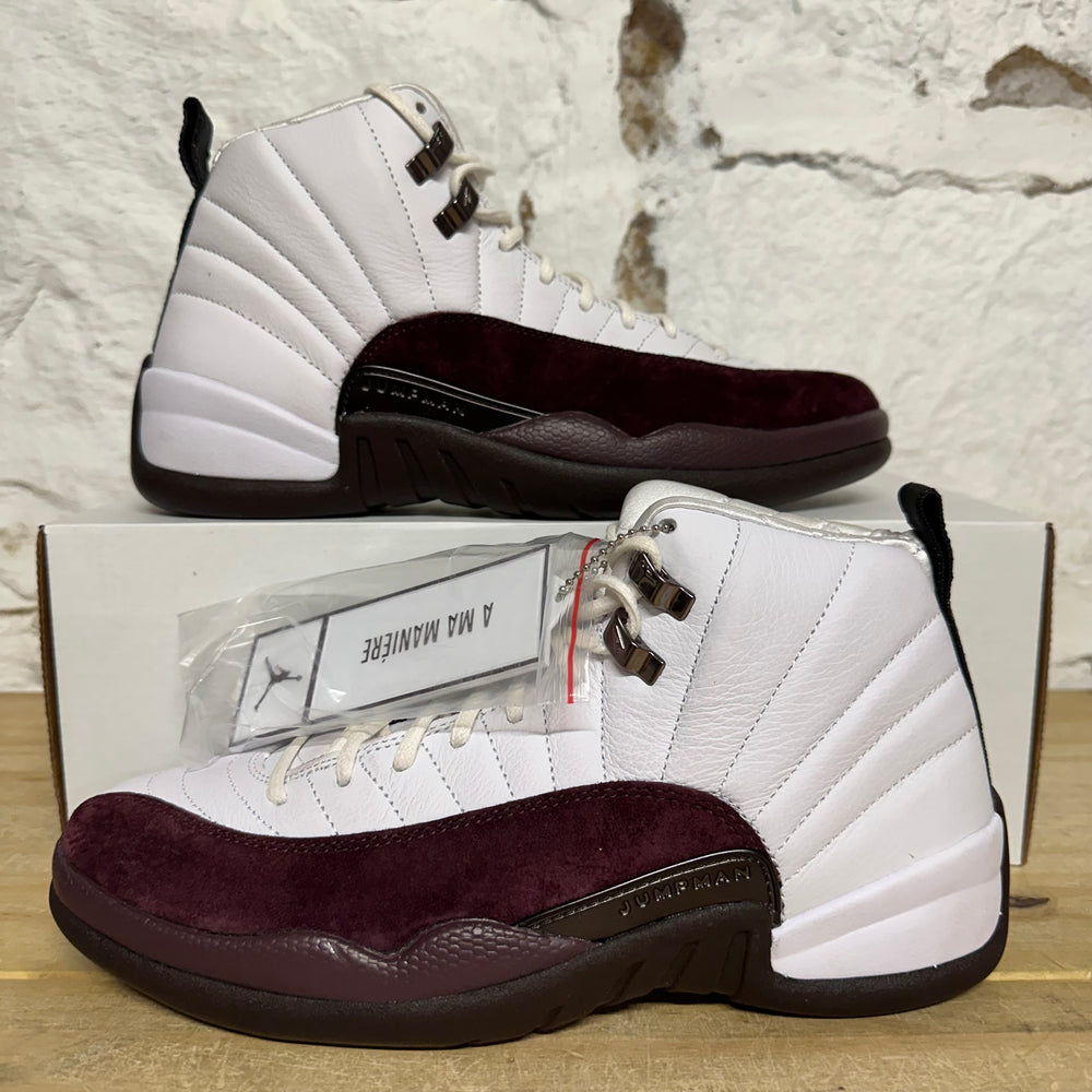 Air Jordan 12 A Ma Maniere White Sz  8.5 (10W)