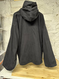 Yeezy Gap Sateen Black Anorak Hoodie Sz L
