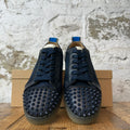 Christian Louboutin Navy Blue Spike Sneaker Sz 9 (42)