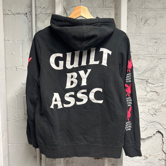 Anti Social Social Club Playboy Black Hoodie Sz S