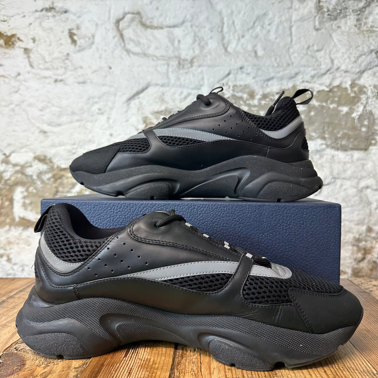Dior B22 Triple Black Sneaker Sz 13 (46)