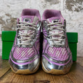 Bottega Veneta Pink Gloss Silver Orbit Sneaker Sz 6.5 (39)