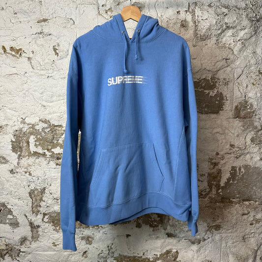 Supreme Motion Logo Hoodie Light Blue Sz XL