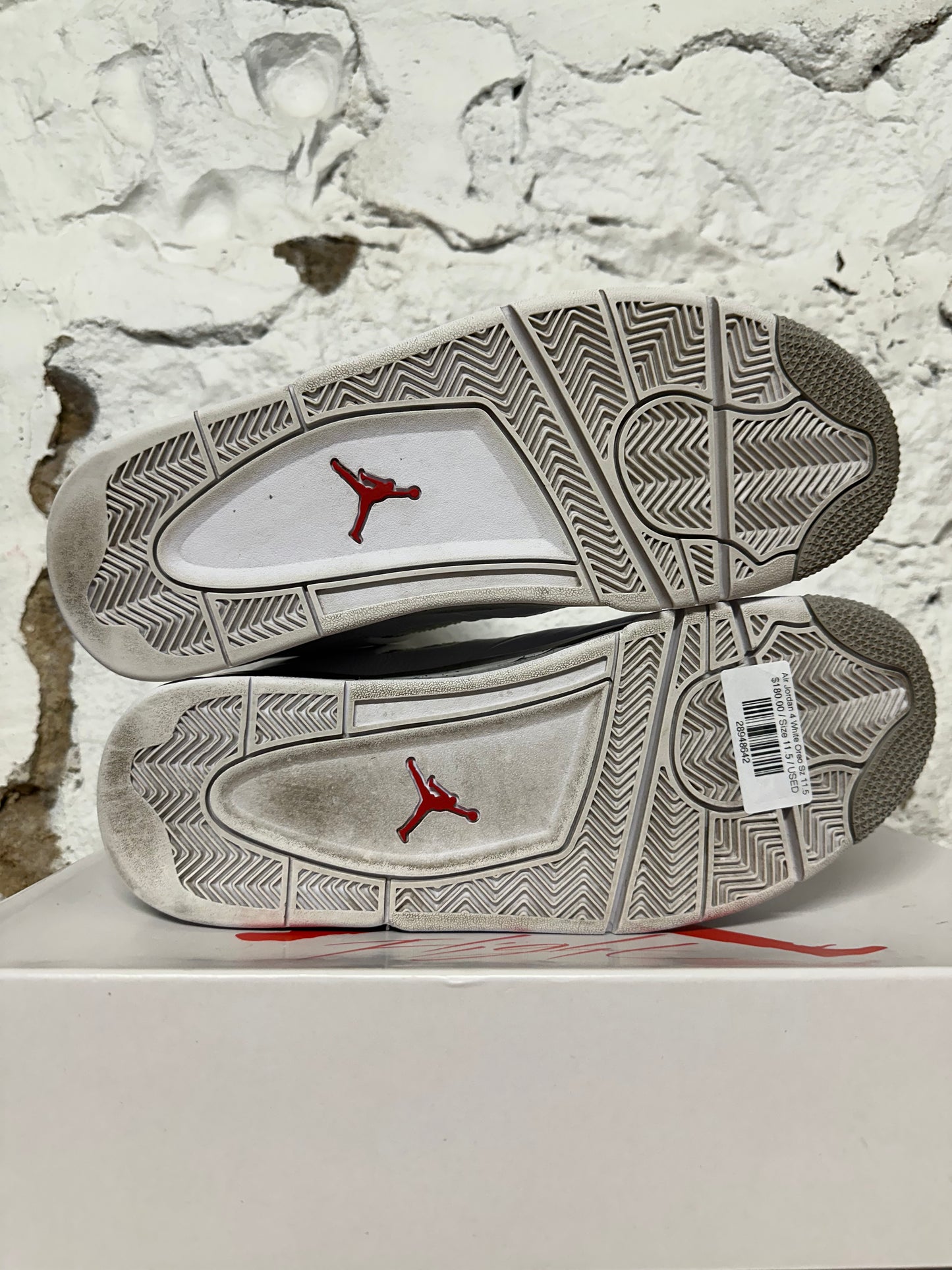 Air Jordan 4 White Oreo Sz 11.5