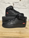 Nike Air Force 1 Mid Supreme Black Sz 9